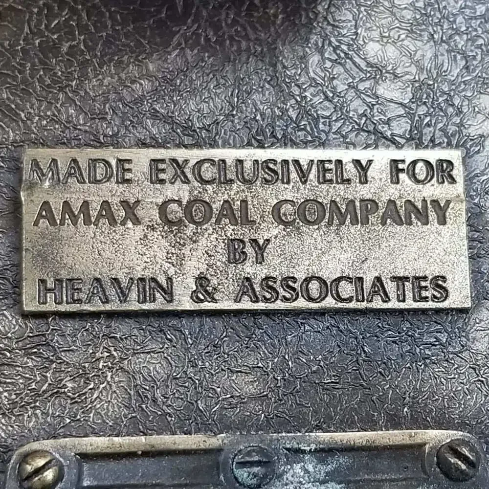 Vintage Leahy Mine Belt Buckle – July 1984 Amax‎ Coal Company Solid Brass USA